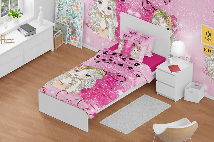 ست روتختی یک نفره مخمل - کد 1013