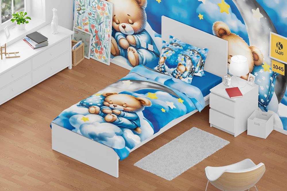 ست روتختی یک نفره مخمل - کد 1045