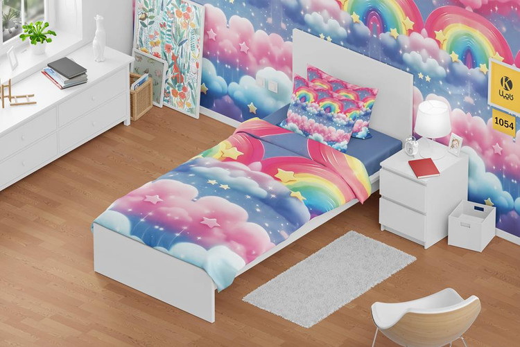 ست روتختی یک نفره مخمل - کد 1054