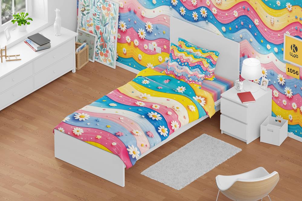 ست روتختی یک نفره مخمل - کد 1056