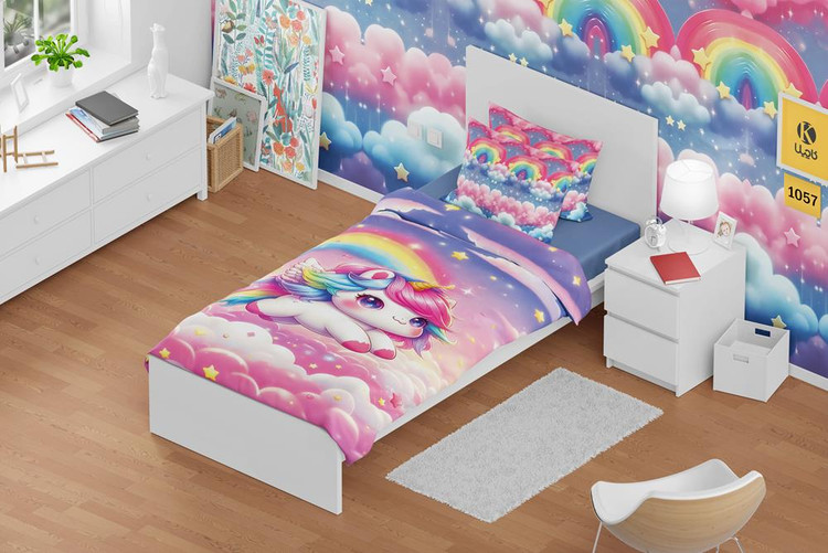 ست روتختی یک نفره مخمل - کد 1057