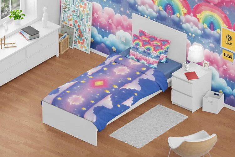 ست روتختی یک نفره مخمل - کد 1058