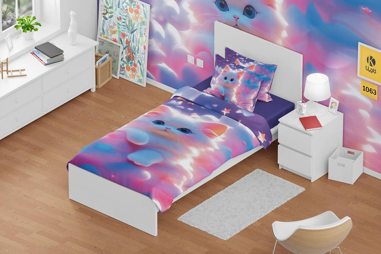 ست روتختی یک نفره مخمل - کد 1063