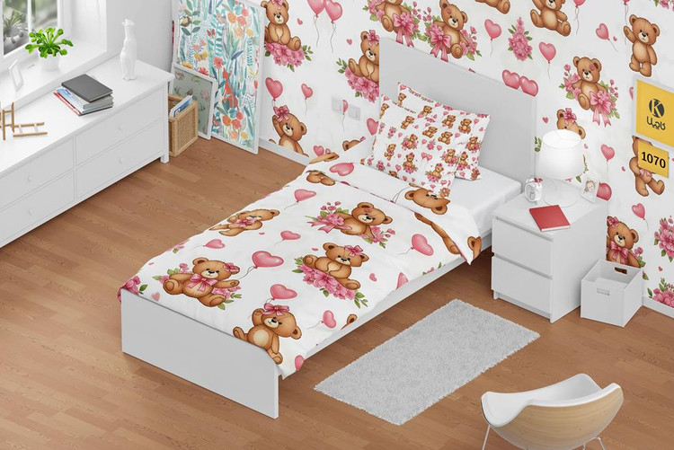 ست روتختی یک نفره مخمل - کد 1070