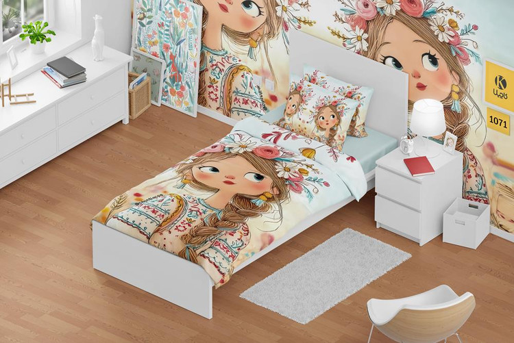 ست روتختی یک نفره مخمل - کد 1071