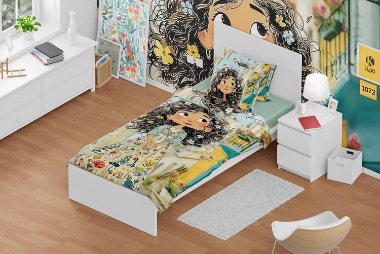 ست روتختی یک نفره مخمل - کد 1072