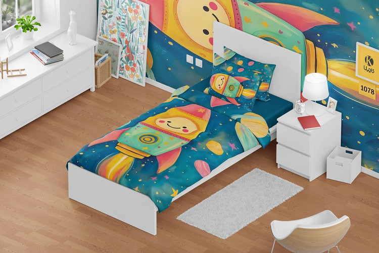 ست روتختی یک نفره مخمل - کد 1078