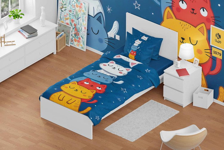 ست روتختی یک نفره مخمل - کد 1079