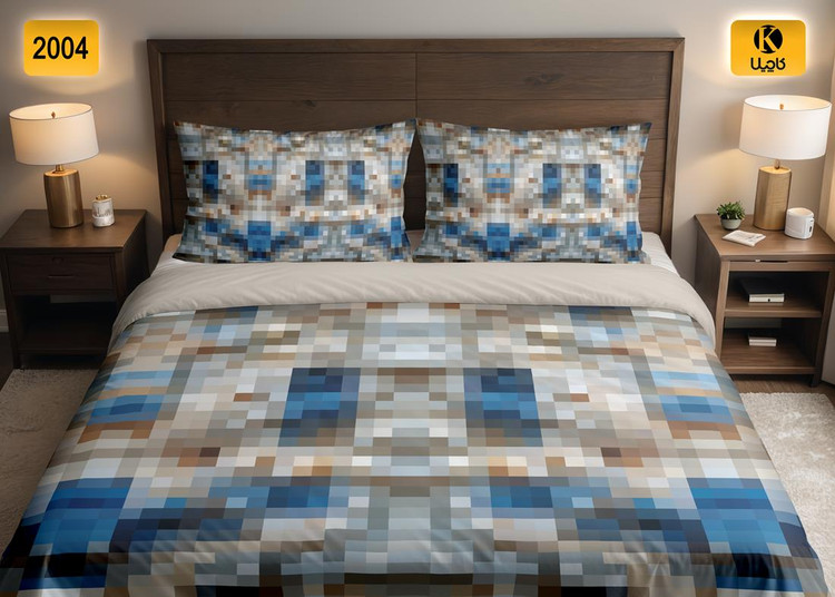 ست روتختی دو نفره مخمل - کد 2004