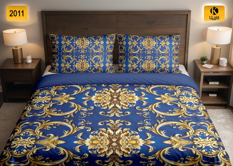 ست روتختی دو نفره مخمل - کد 2011