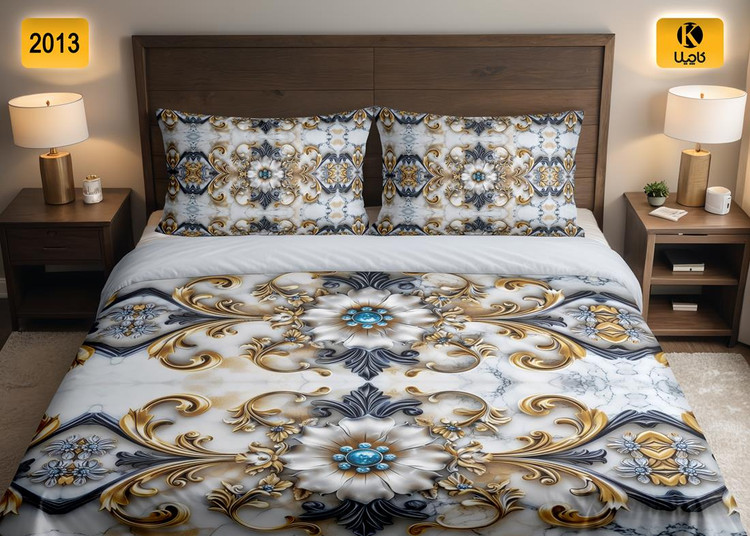 ست روتختی دو نفره مخمل - کد 2013