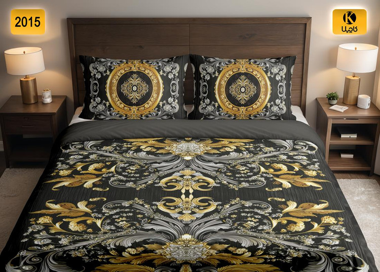 ست روتختی دو نفره مخمل - کد 2015