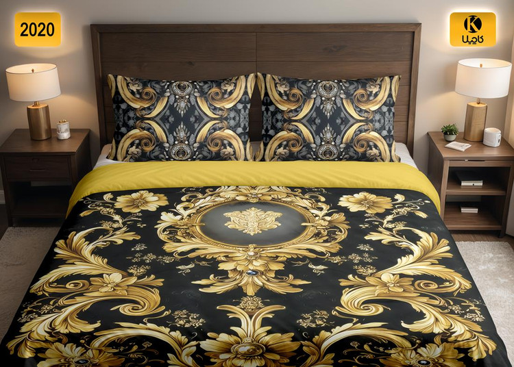 ست روتختی دو نفره مخمل - کد 2020