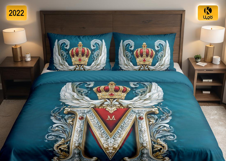 ست روتختی دو نفره مخمل - کد 2022