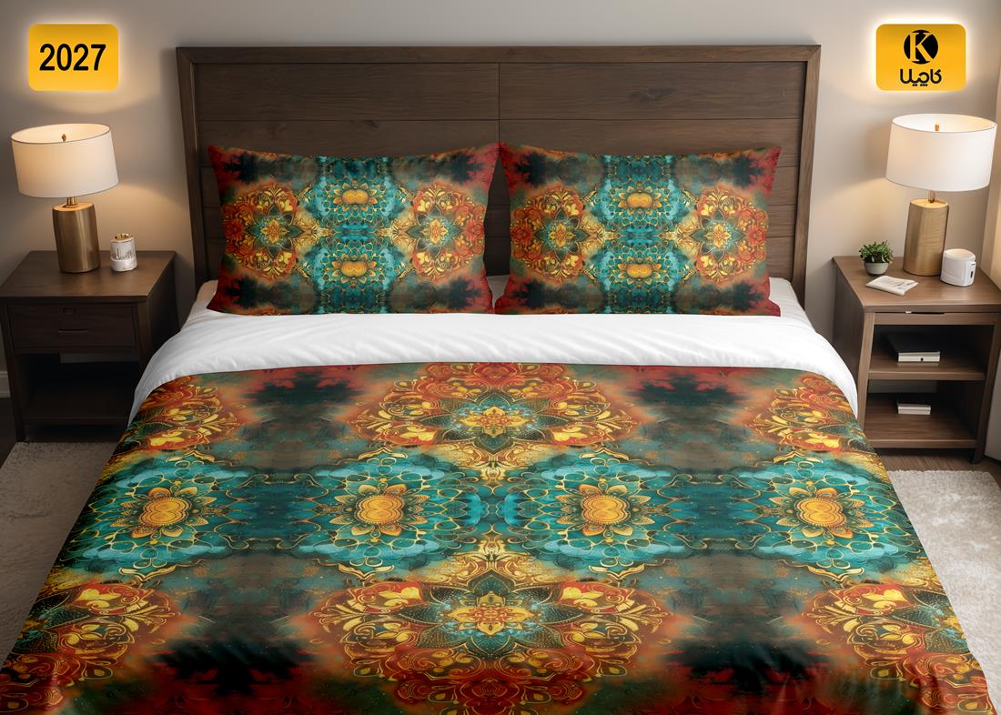 ست روتختی دو نفره مخمل - کد 2027