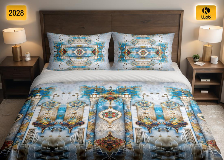 ست روتختی دو نفره مخمل - کد 2028