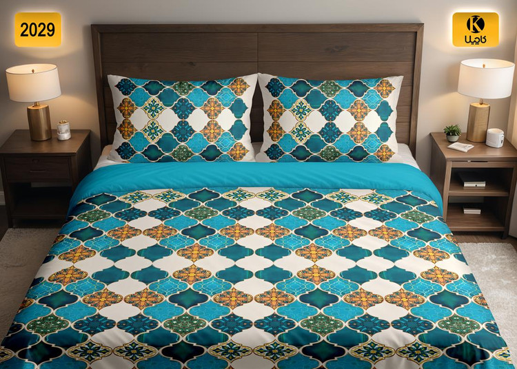 ست روتختی دو نفره مخمل - کد 2029