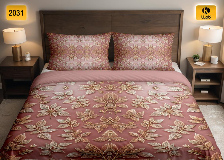 ست روتختی دو نفره مخمل - کد 2031