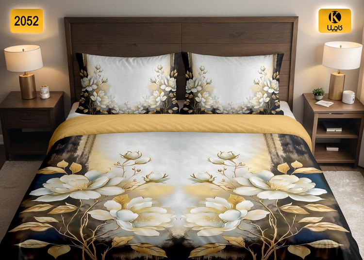 ست روتختی دو نفره مخمل - کد 2052