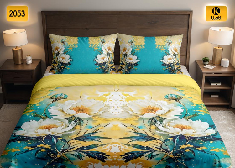 ست روتختی دو نفره مخمل - کد 2053