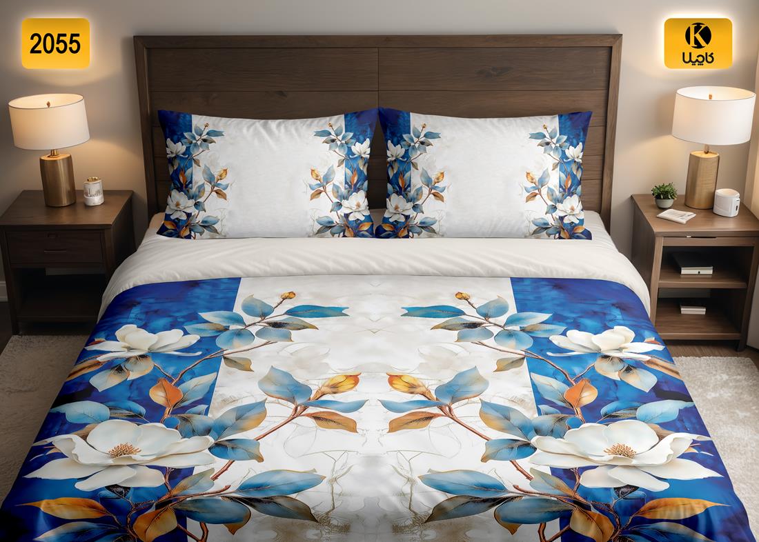 ست روتختی دو نفره مخمل - کد 2055