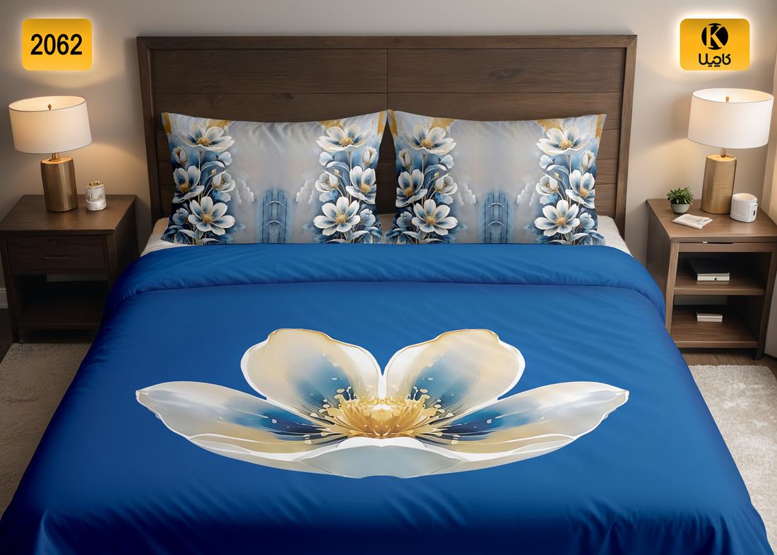 ست روتختی دو نفره مخمل - کد 2062