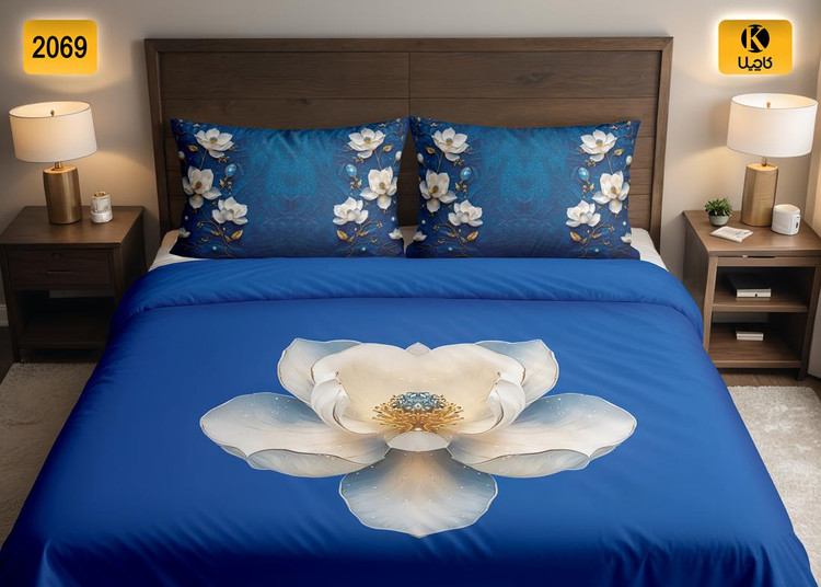 ست روتختی دو نفره مخمل - کد 2069