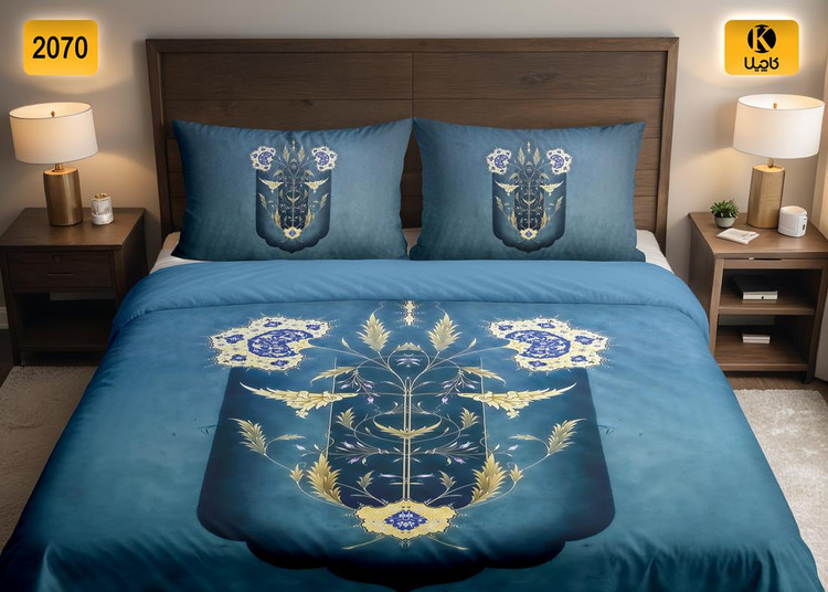 ست روتختی دو نفره مخمل - کد 2070