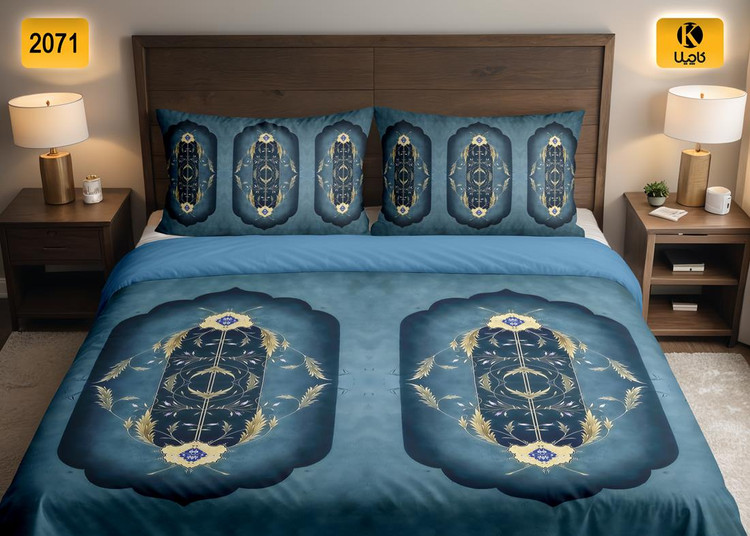 ست روتختی دو نفره مخمل - کد 2071