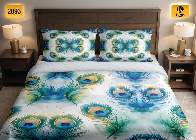 ست روتختی دو نفره مخمل - کد 2093