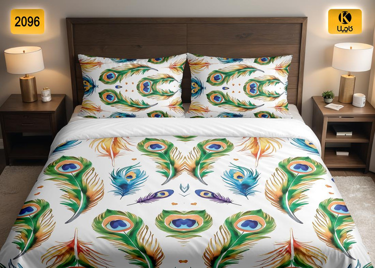 ست روتختی دو نفره مخمل - کد 2096