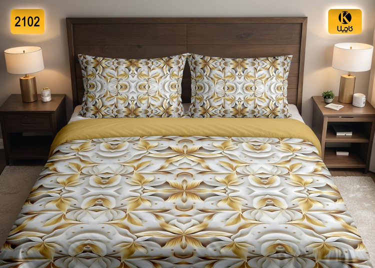 ست روتختی دو نفره مخمل - کد 2102