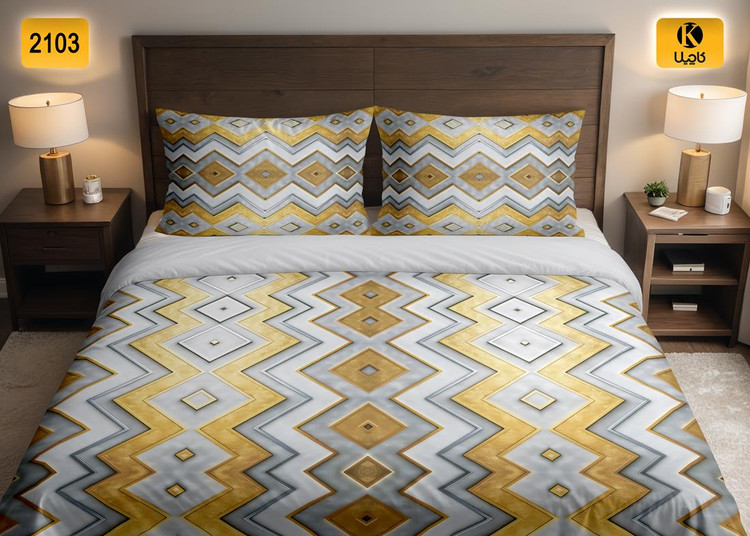 ست روتختی دو نفره مخمل - کد 2103