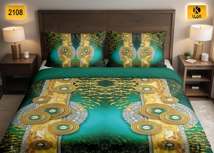 ست روتختی دو نفره مخمل - کد 2108