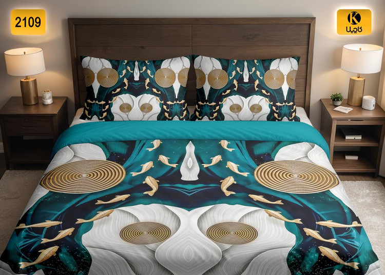 ست روتختی دو نفره مخمل - کد 2109