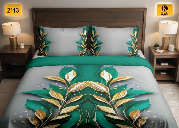 ست روتختی دو نفره مخمل - کد 2113