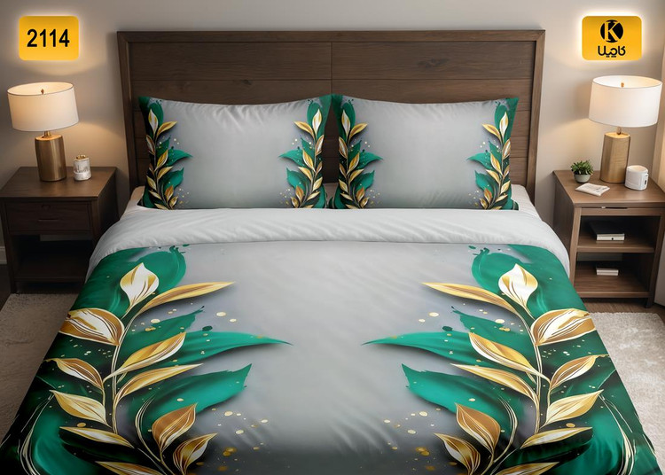 ست روتختی دو نفره مخمل - کد 2114