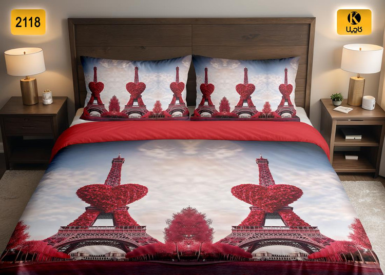 ست روتختی دو نفره مخمل - کد 2118