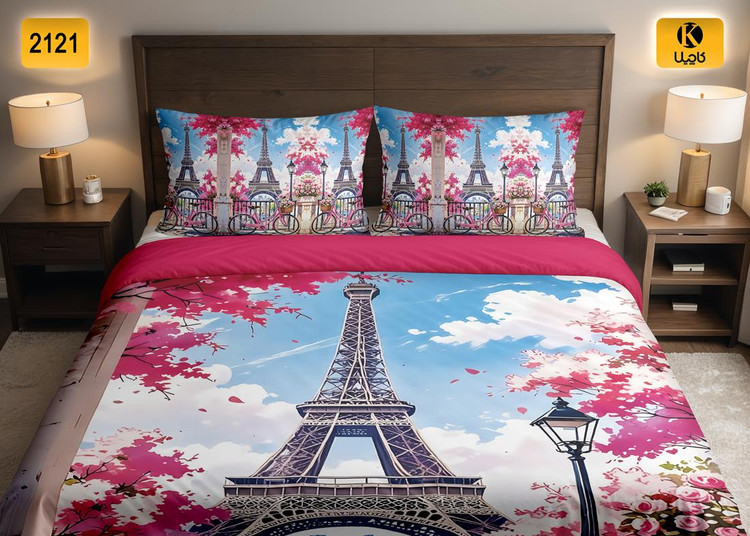 ست روتختی دو نفره مخمل - کد 2121