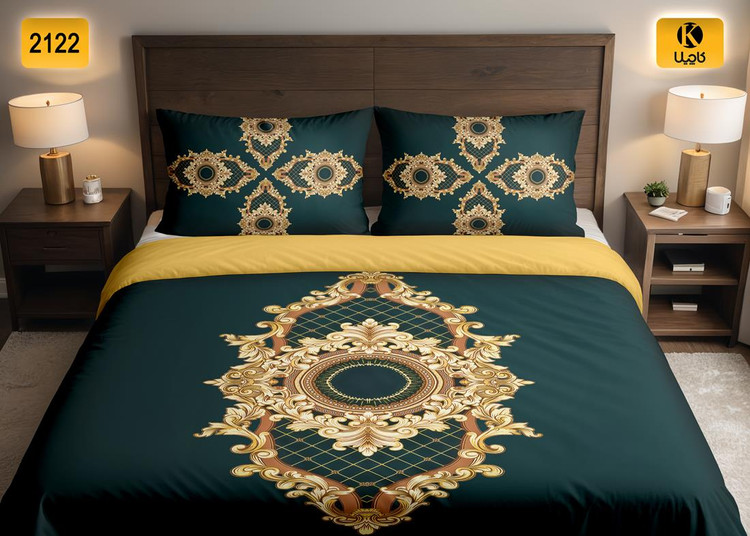 ست روتختی دو نفره مخمل - کد 2122